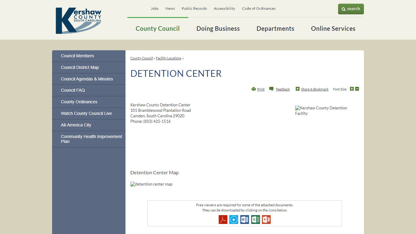 Detention Center | Kershaw County, SC